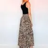 High Waist Wrap Skirt with side tie