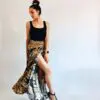 High Waist Wrap Skirt with side tie High Waist Wrap Skirt with side tie
