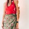 High Waist Wrap Skirt with side tie High Waist Wrap Skirt with side tie