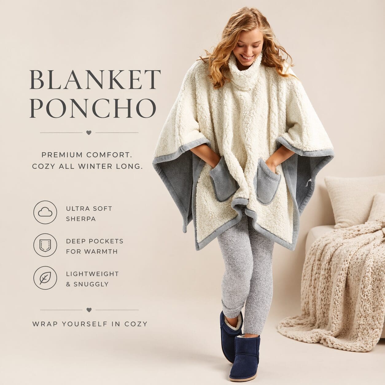 Lovu Blanket Poncho Made in South Africa