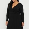 Ladies Classic Stretch Wrap Dress Midi Made in South Africa long sleeve plus size Ladies Classic Stretch Wrap Dress Midi Made in South Africa long sleeve plus sizesleeve plus size