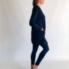Ladies cardigan navy with pockets made in South Africa Ladies cardigan navy with pockets made in South Africa