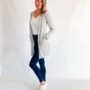 Ladies cardigan navy with pockets made in South Africa Ladies cardigan navy with pockets made in South Africa