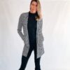 Ladies cardigan navy with pockets made in South Africa Ladies cardigan navy with pockets made in South Africa