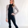 Ladies cardigan navy with pockets made in South Africa Ladies cardigan navy with pockets made in South Africa