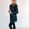 Ladies cardigan navy with pockets made in South Africa Ladies cardigan navy with pockets made in South Africa