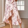 ruffle hem wrap skirt made in South Africa ruffle hem wrap skirt made in South Africa