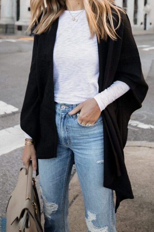 Open Front Fashion Poncho Made In South Africa