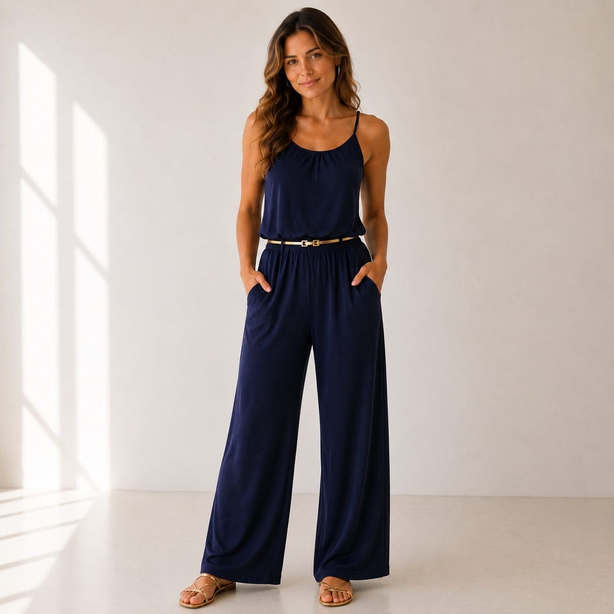 Easy Summer Navy Jumpsuit made in South Africa
