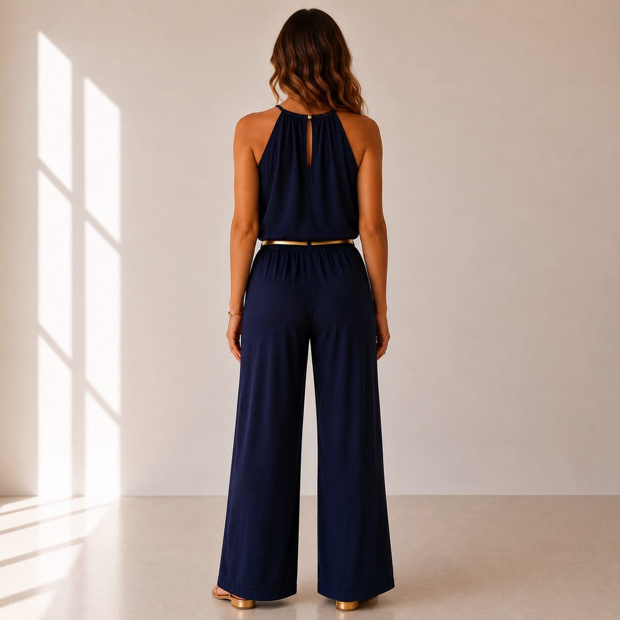 Easy Summer Navy Jumpsuit made in South Africa Easy Summer Navy Jumpsuit made in South Africa