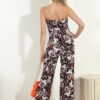 Ruched Fitted Boob-tube bandeau Jumpsuit made in South Africa