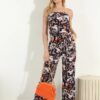Ruched Fitted Boob-tube bandeau Jumpsuit made in South Africa