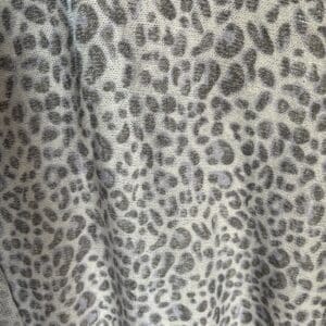 White Cheetah Knit