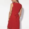 The Ladies Front Twist Knot Mini Dress
