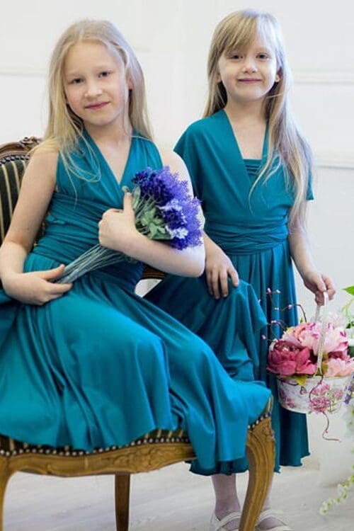 Multiway Infinity flower girl Dress for girls