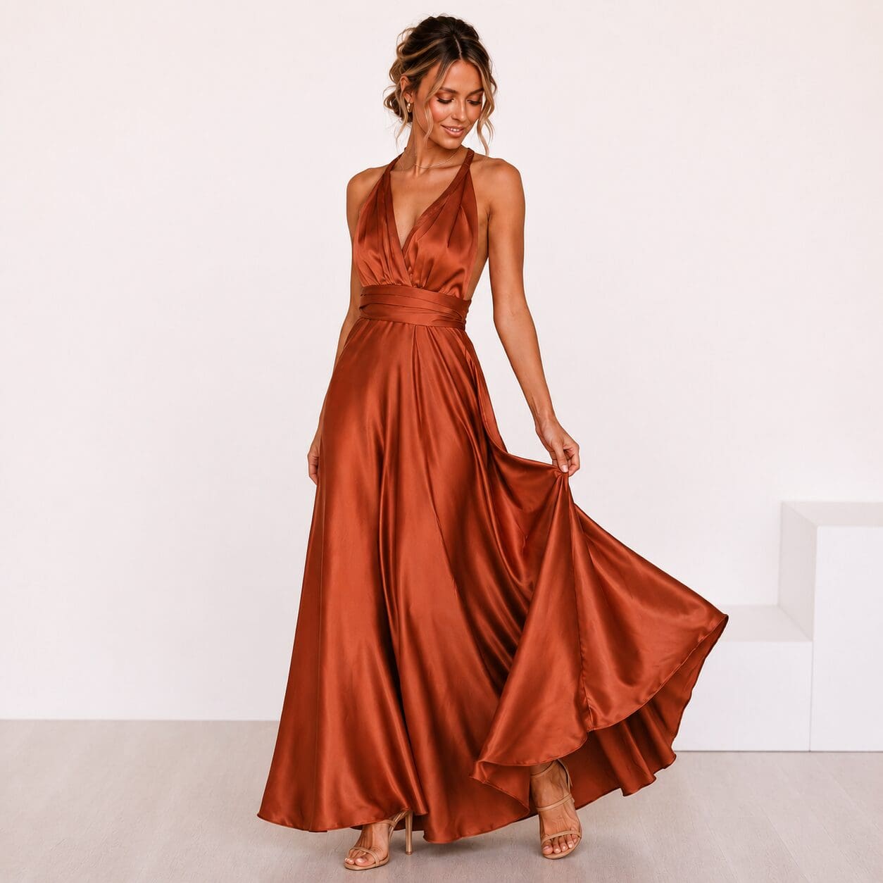 satin dress south africa Satin Multiway Infinity Dress