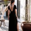 Stretch Dolman Sleeve Maxi Dress made in South Africa