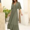 Bottom Singe Tier Maxi Dress Made In South Africa Bottom Singe Tier Maxi Dress Made In South Africa