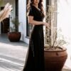 Stretch Dolman Sleeve Maxi Dress made in South Africa