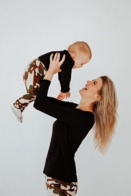Mommy and Me leggings photoshoot idea lovu clothing
