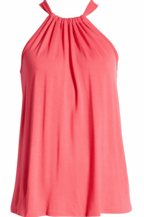 Easy summer halter-neck top