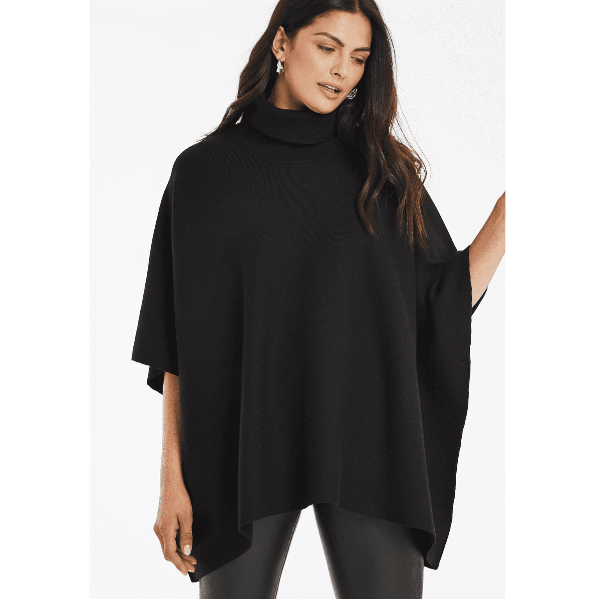 Ladies Light Knit Poncho