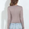 Scoop Neck Double Layer Everyday Top with optional sleeves made in South Africa Scoop Neck Double Layer Everyday Top with optional sleeves made in South Africa