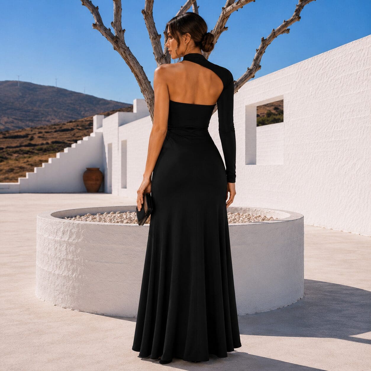 One-Shoulder Maxi Dress With Long SleeveImage Jul 1, 2026, 08_24_39 AM One-Shoulder Maxi Dress With Long Sleeve